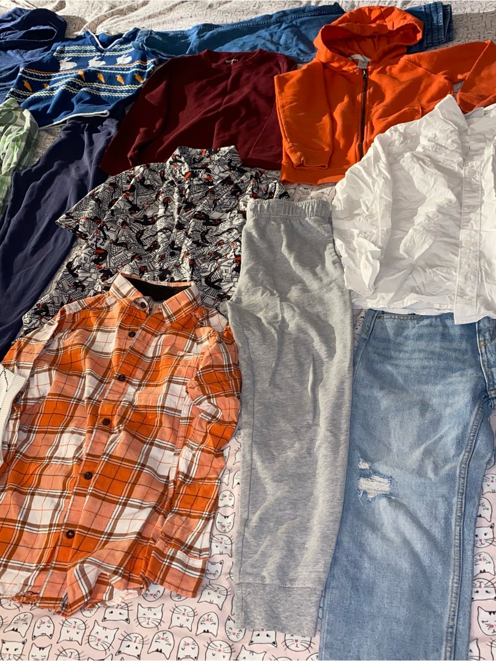 Boys clothes bundle 15 pc. Good condition size 7/8/10/12